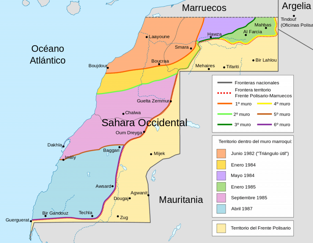 saharauis apatridas y patriotas vascos evolución de las fronteras en el sahara español
